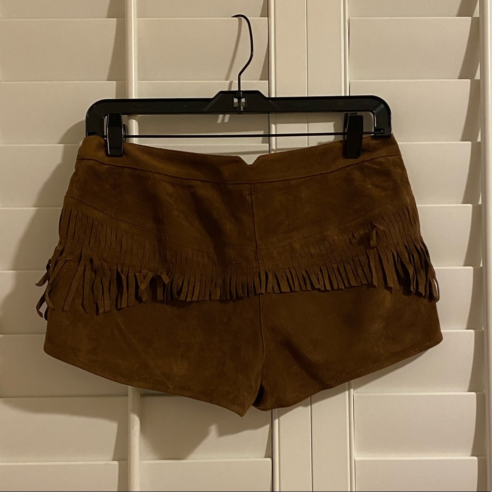 Suede Shorts